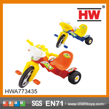 Tricycle en plastique drôle Tricycle pour poussette pour enfants Tricycle pour chariot pour enfants